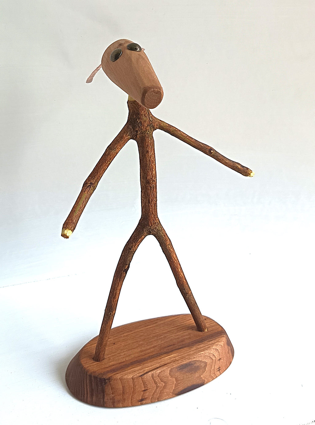 Wanilkeke — Figurine Totémique en Bois Naturel