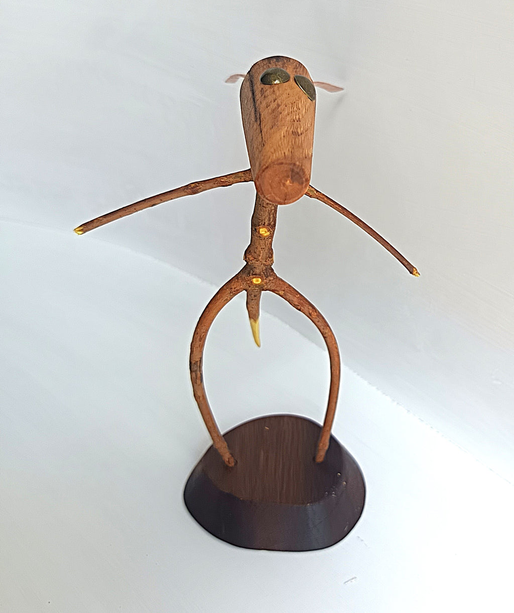 Wanilkeke — Figurine Totémique en Bois Naturel - 3
