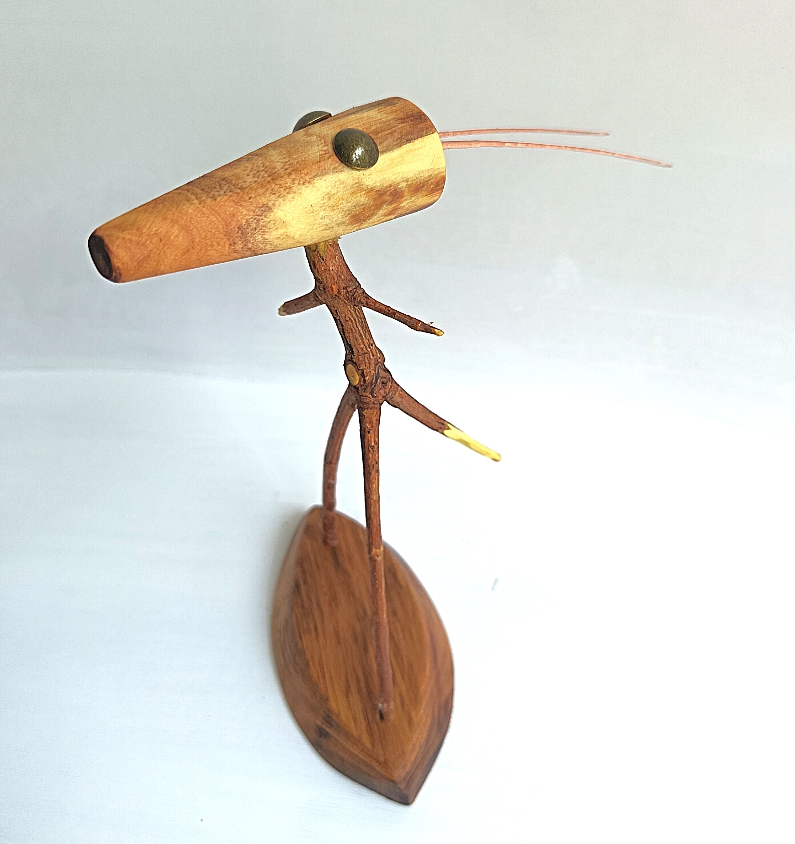 Wanilkeke — Figurine Totémique en Bois Naturel - 4