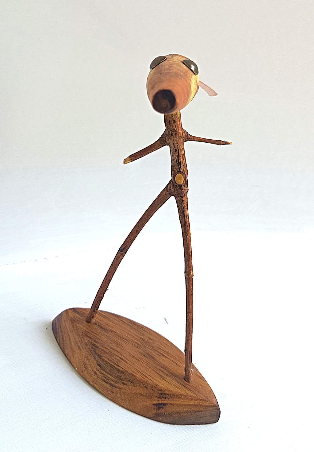 Wanilkeke — Figurine Totémique en Bois Naturel - 4