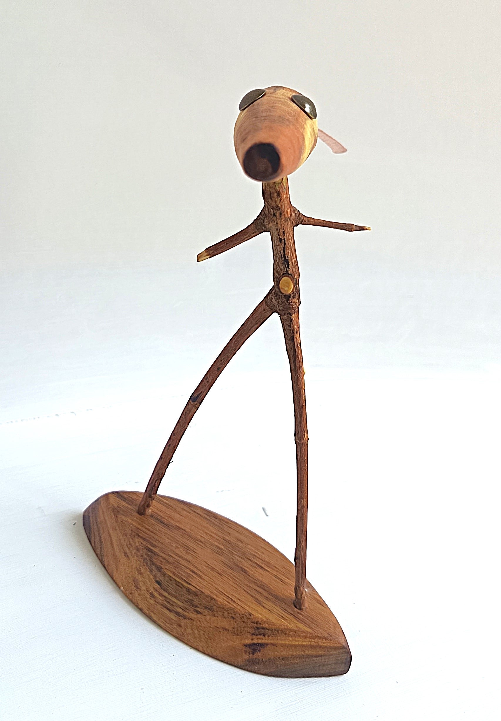 Wanilkeke — Figurine Totémique en Bois Naturel - 4