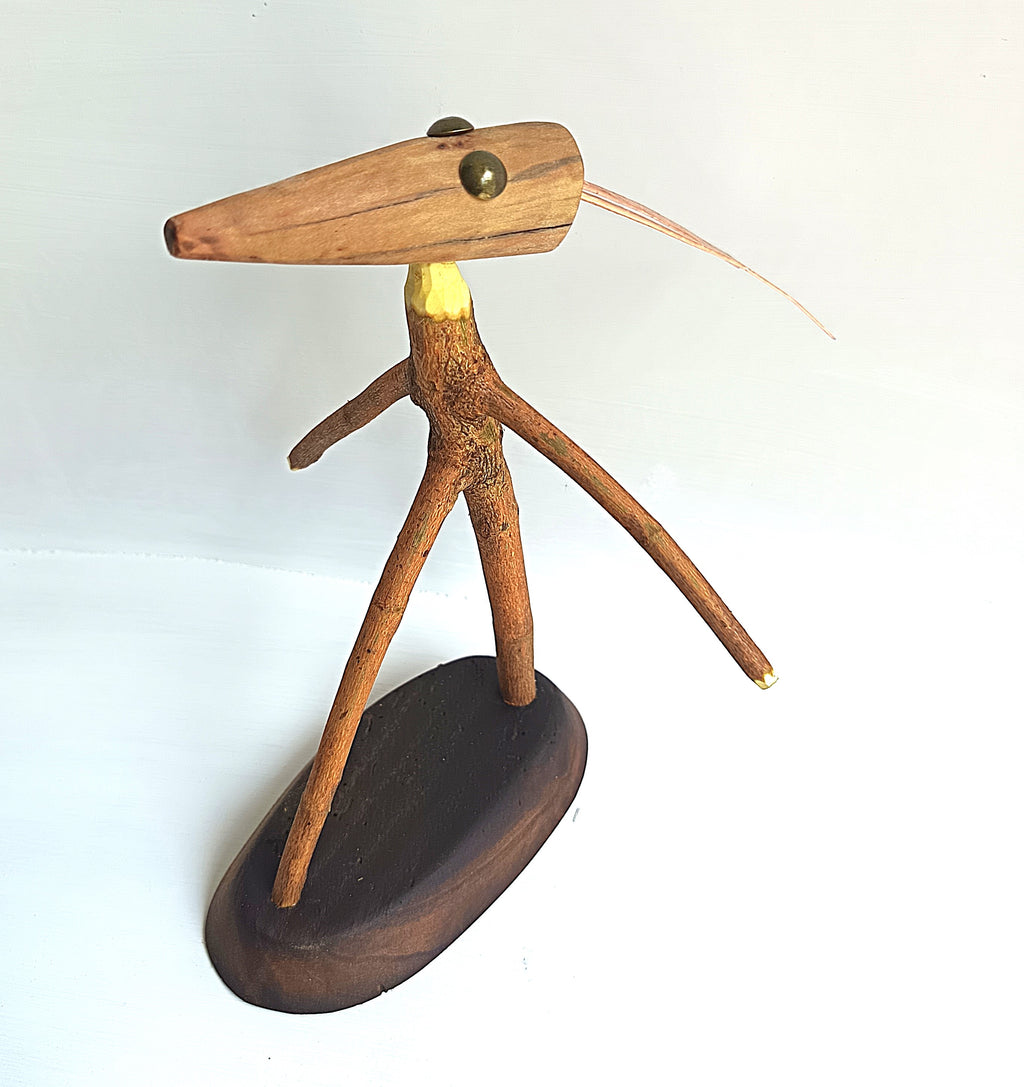 Wanilkeke — Figurine Totémique en Bois Naturel - 5