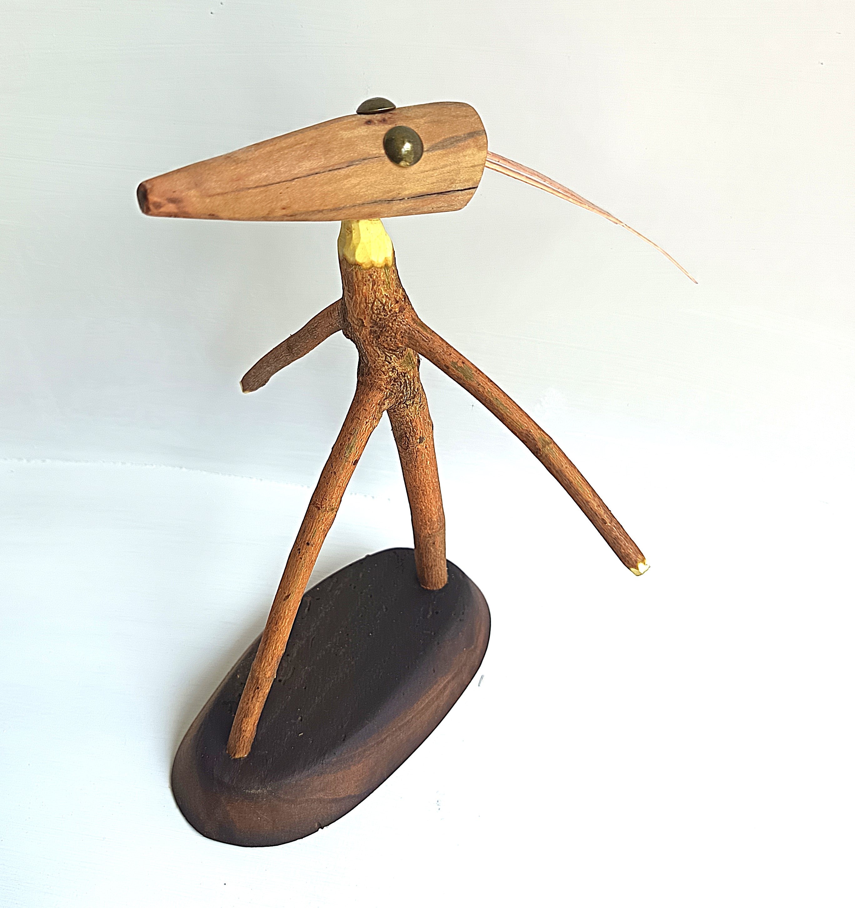 Wanilkeke — Figurine Totémique en Bois Naturel - 5