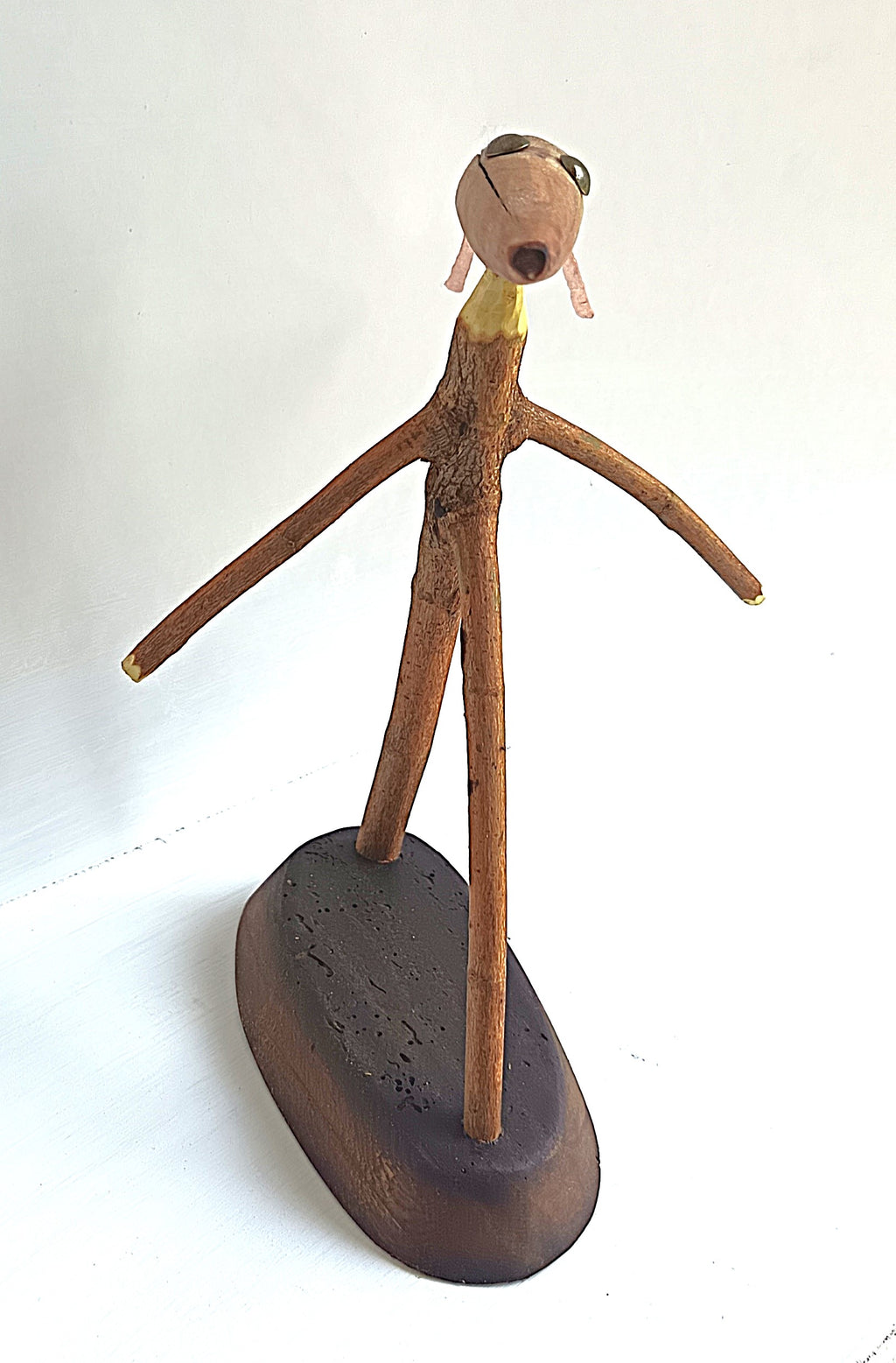 Wanilkeke — Figurine Totémique en Bois Naturel - 5