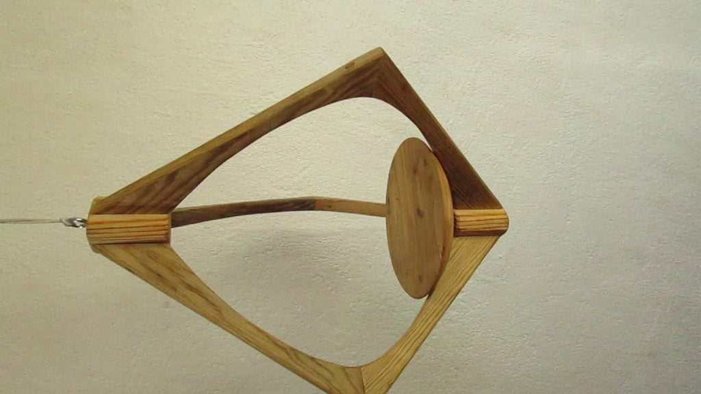 Suspension Bois tout sapin - H50cm x L34cm - S008